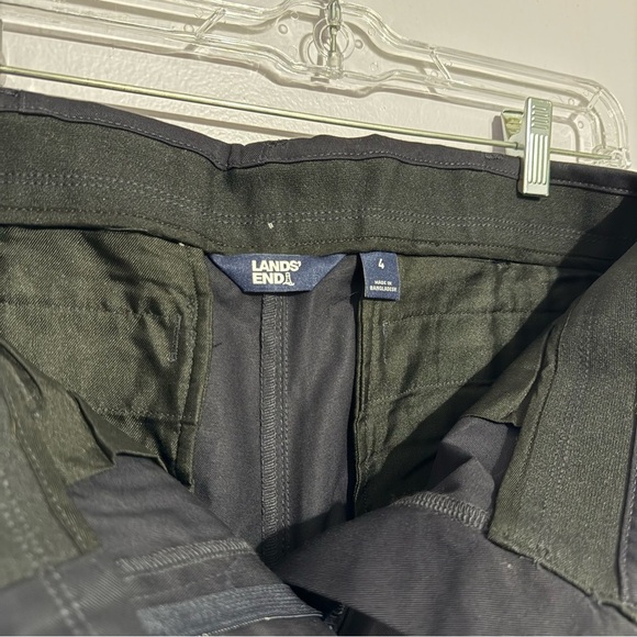 Lands’ End Black Full Length Chino Oeko-Tex Cotton Blend Pants Women’s Size 4 - Picture 3 of 6